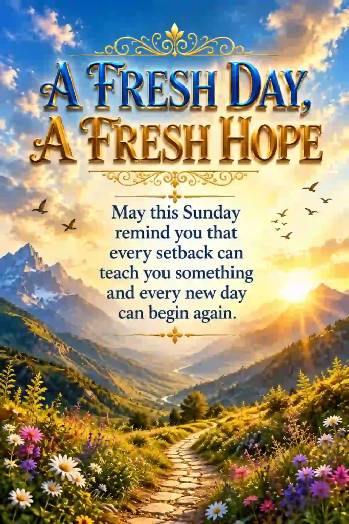 Inspirational Good Morning Sunday Blessings image