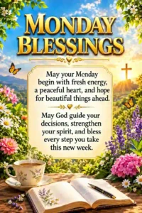 Monday Blessings image