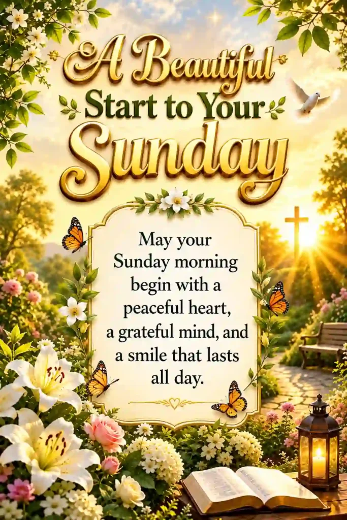Sunday Morning Blessings image